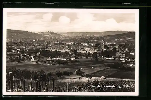 AK Würzburg-Heidingsfeld, Teilansicht