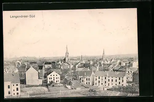 AK Langendreer-Süd, der Ort aus der Vogelschau