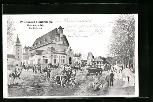 AK Berlin-Grunewald, Restaurant Hundekehle