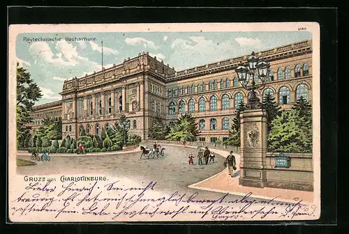 Lithographie Berlin-Charlottenburg, Polytechnische Hochschule
