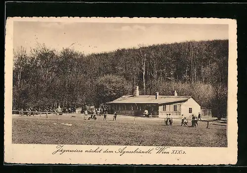 AK Wien, Jägerwiese nächst dem Agnesbründl
