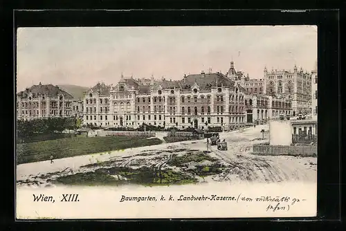 AK Wien-Baumgarten, K. k. Landwehr-Kaserne