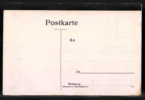 AK Familie in Landestrachten in der guten Stube