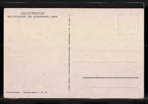 AK Menschen in Trachten aus Bückeburg und Schaumburg-Lippe beim Kirchgang