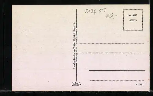 AK Osten /Oste, Marktplatz mit Ehrenmal