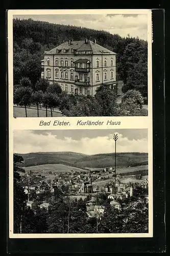 AK Bad Elster, Hotel Kurländer Haus