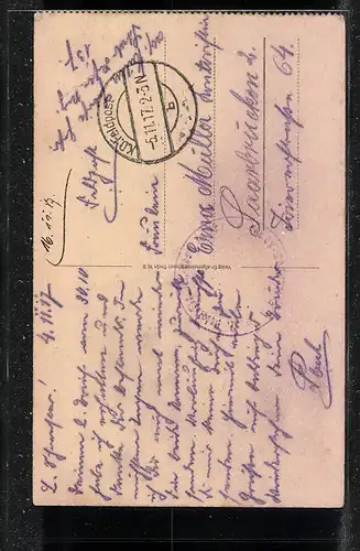 AK Zwei Bauernkinder als Hirten auf dem Feld