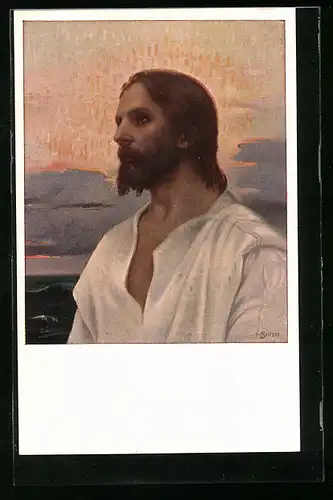 Künstler-AK Christus nach E. Seifert, Religion
