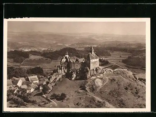 AK Hersbruck /Mfr., Burg Hohenstein, Ganzsache WHW Winterhilfswerk 1934-35