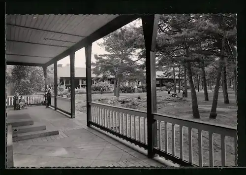 AK Zinnowitz, St. Ottoheim, Blick von der Terrasse