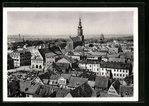 AK Greifswald, Blick auf die Altstadt