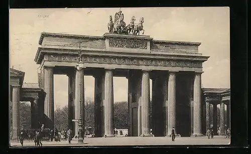 AK Berlin, Partie am Brandenburger Tor