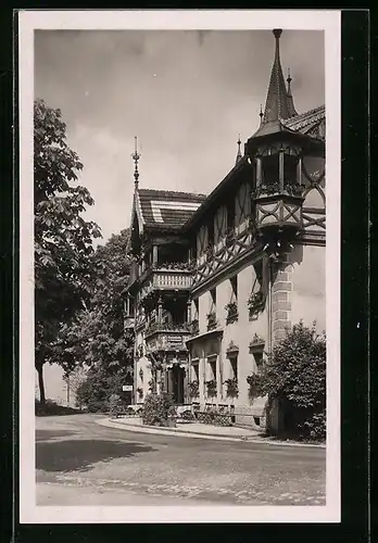 AK St. Märgen /Schwarzw., Hotel und Kurhaus Goldene Krone