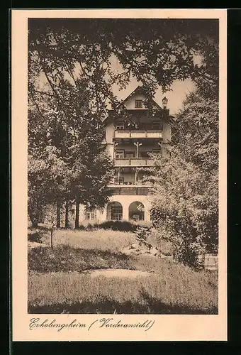 AK Bad Liebenzell, Erholungsheim der AOK Urach und Nürtingen, Vorderansicht