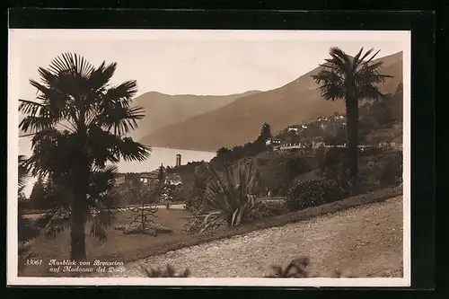 AK Brissago, Blick auf Madonna del Ponte