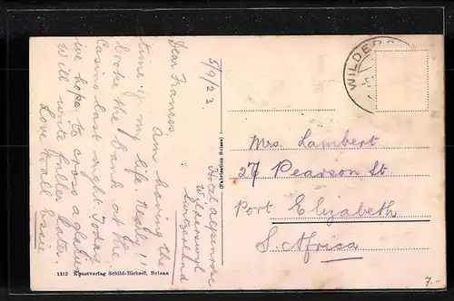 AK Wilderswil, Ortspartie im Gebirge