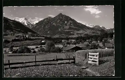 AK Wengi bei Frutigen, Gesamtansicht mit Blick zum Balmhorn