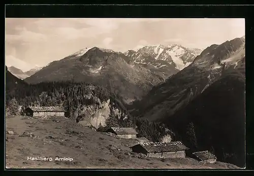 AK Hasliberg, Arnialp mit Gebirgswand