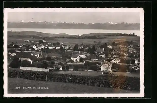 AK Bevaix, Panorama et les Alpes