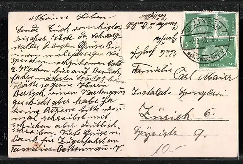 AK Villingen / Schwarzwald, Totalansicht