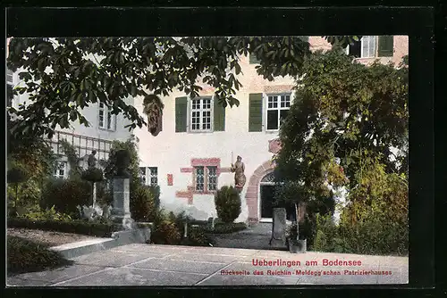 AK Ueberlingen am Bodensee, Rückseite des Reichlin-Meldegg'schen Patrizierhauses