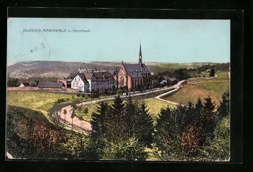 AK Heimbach, Blick auf das Kloster Mariawald