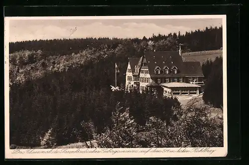 AK Dahle / Altena, Ehrenmal des Sauerländischen Gebirgsvereins auf dem Kohlberg