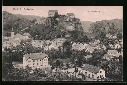 AK Pottenstein / Fränk. Schweiz, Gesamtansicht