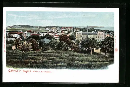 AK Göhren a. Rügen, Panoramablick vom Neropehrd