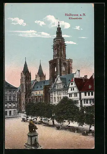 AK Heilbronn a. N., Blick zur Kilianskirche