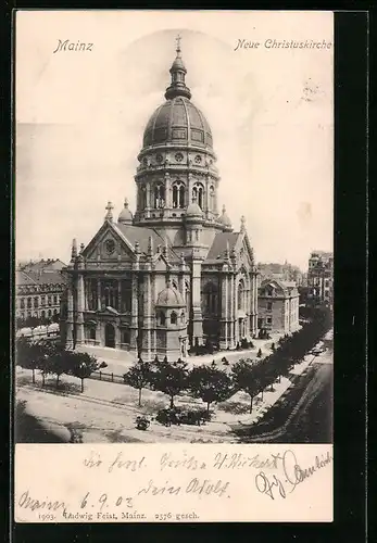 AK Mainz, Neue Christuskirche