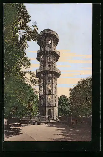 AK Löbau i. Sa., König Friedrich August-Turm