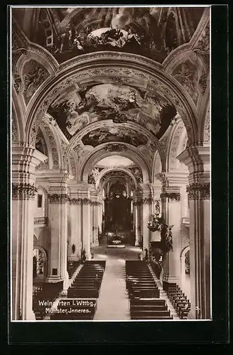 AK Weingarten / Württ., Münster, Inneres