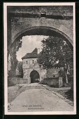 AK Iphofen, Blick zum Mainbernheimertor