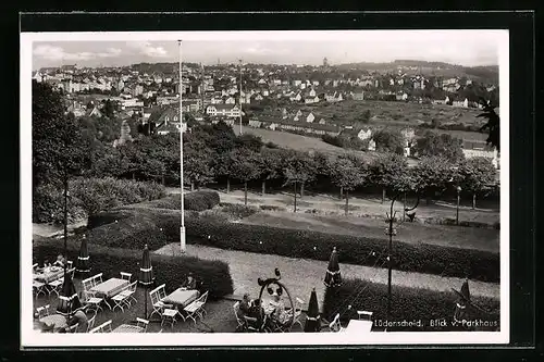AK Lüdenscheid, Panoramablick vom Parkhaus
