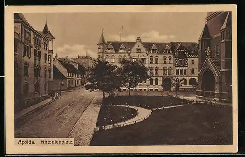 AK Apolda, Antonienplatz