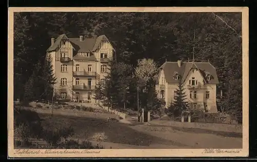 AK Niedernhausen i. Ts., Hotel-Pension Villa Germania