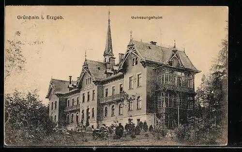 AK Grünhain i. Erzgeb., am Genesungsheim