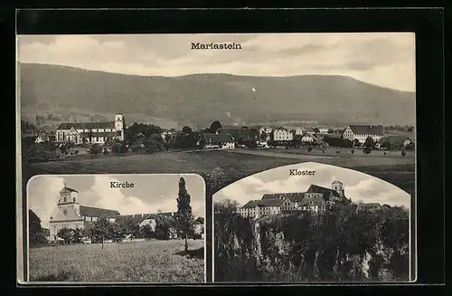 AK Mariastein, Panorama, Kirche und Kloster