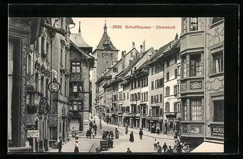 AK Schaffhausen, Partie in der Oberstadt