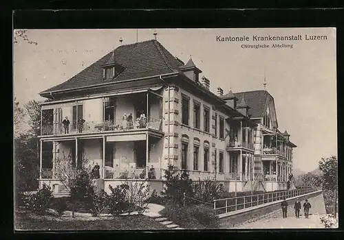 AK Luzern, Kantonale Krankenanstalt, Chirurgische Abteilung
