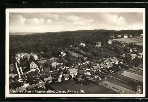 AK Friedrichsbrunn /Ostharz, Teilansicht