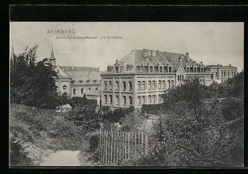 AK Arenberg, Dominikanerinnen-Kloster und Pensionat