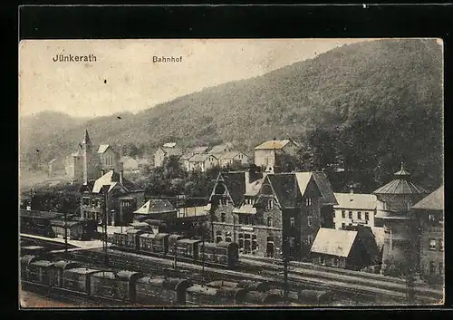AK Jünkerath, Bahnhof mit Eisenbahn