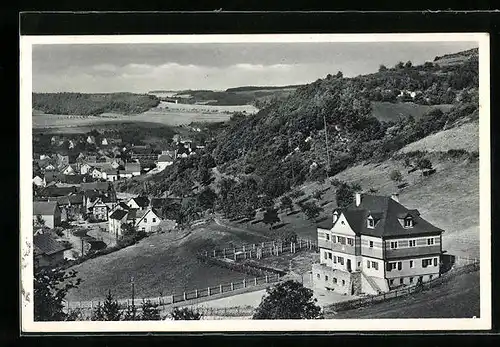 AK Adenau-Eifel, Teilansicht mit Jugendherberge