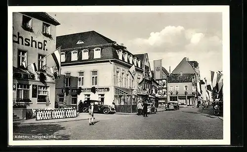 AK Adenau, Hotel zum wilden Schwein an der Hauptstrasse