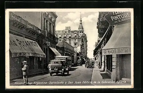 AK Rosario, Sarmiento y San Juan Edifico de la Federacion Agraria