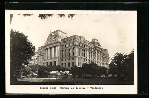 AK Buenos Aires, Edifico de Correos y Telegrafo