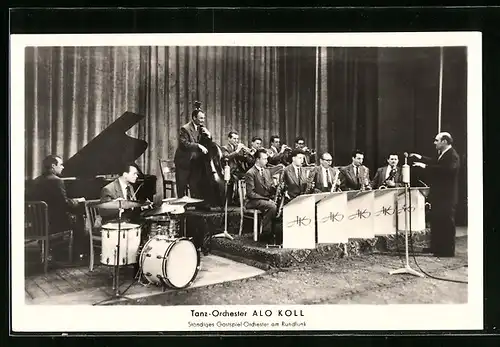AK Musiker Alo Koll mit seinem Tanz-Orchester