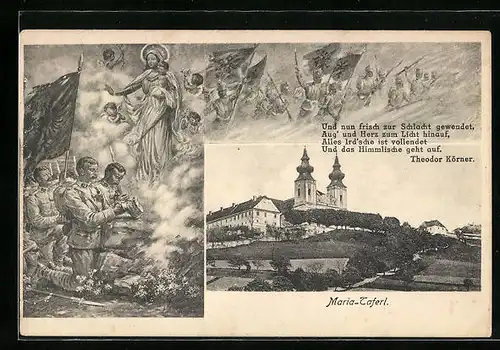 AK Maria Taferl, Blick zur Kirche